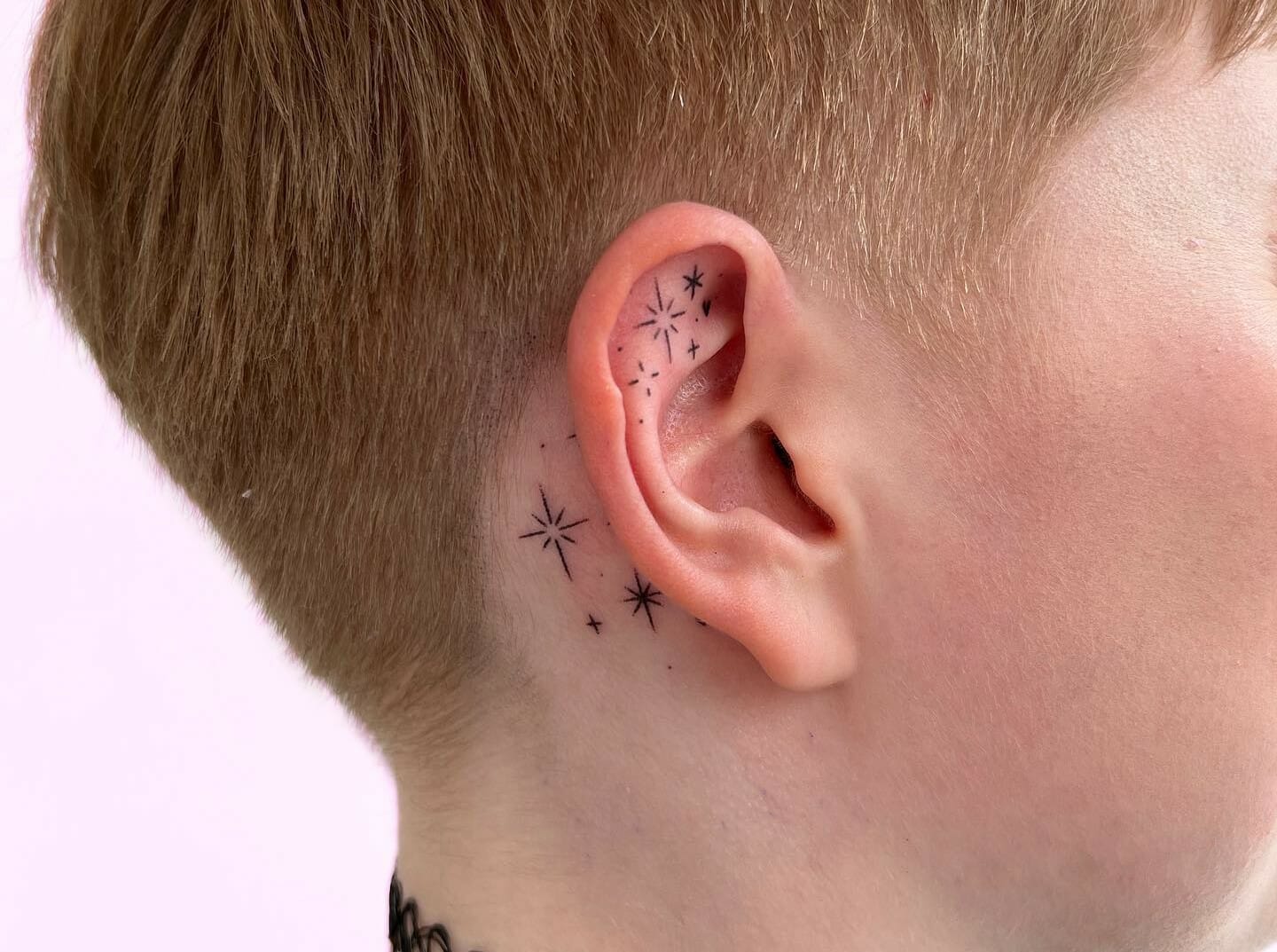 Women's Tattoos Behind Ear Designs: The Secret Ink That'll Make You Blush.